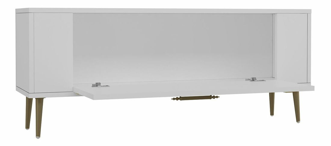 TV stolić/ormarić Retrotopic (bijela + zlatna)