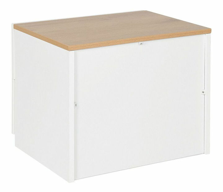 Nočný stolík Elara (biela)