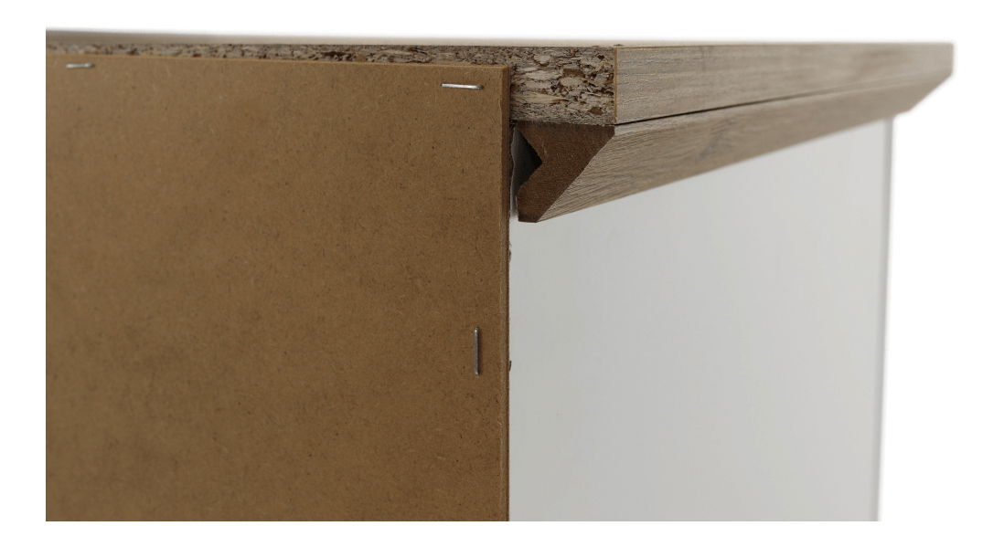 Vitrína Leoras MZ5 (biela + dub grand)