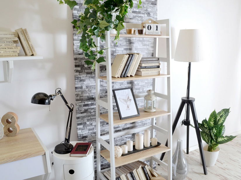 Raft Topaz (stejar + alb)