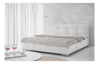 Franciaágy 160cm Lanzadora (fehér)