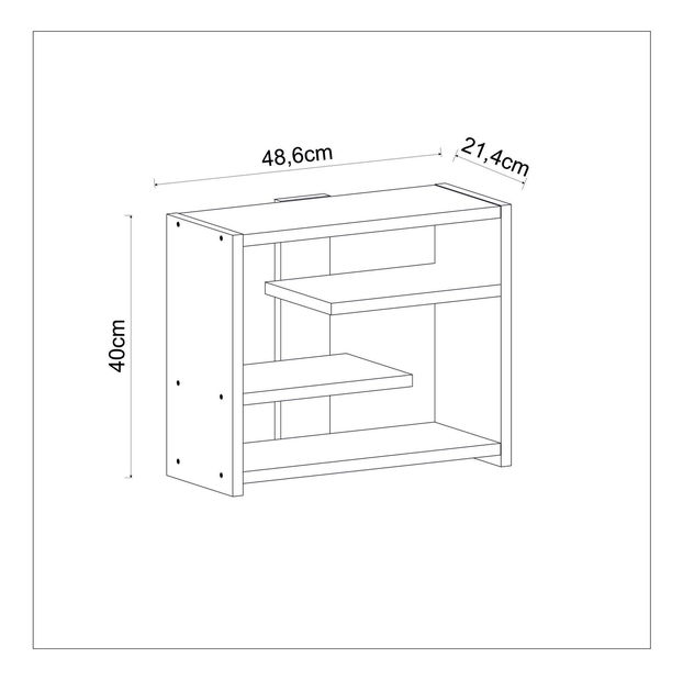 Regál Kisoti (borovica atlantická) 