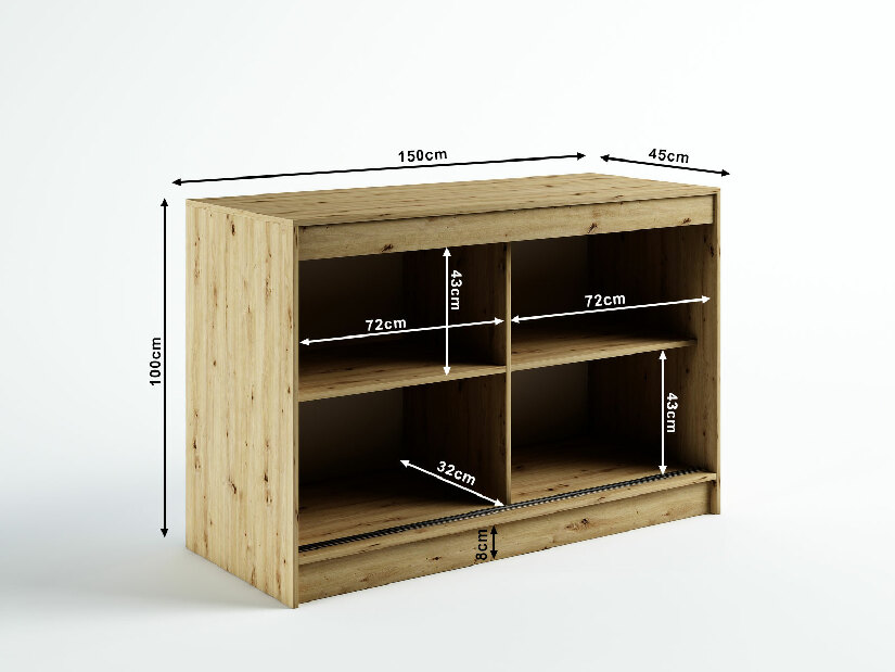 Tolóajtó 90 cm Bethany V (matt fehér + matt fekete)