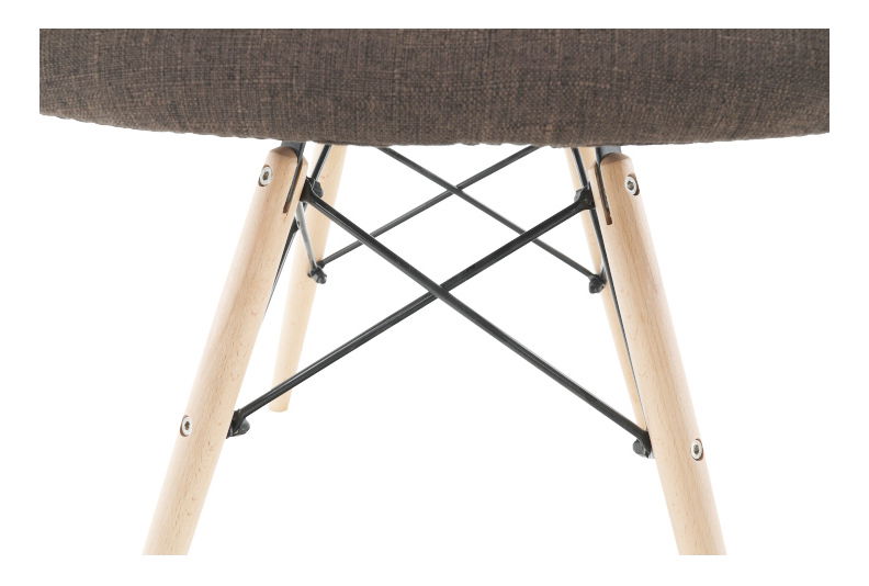 Relaxačné kreslo Hazo typ 2 (hnedá + buk)