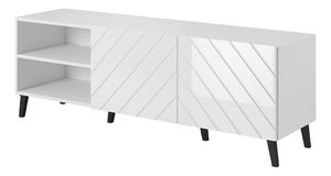 TV stolić/ormarić Stellan-200 15b (bijela + bijela sjajna)