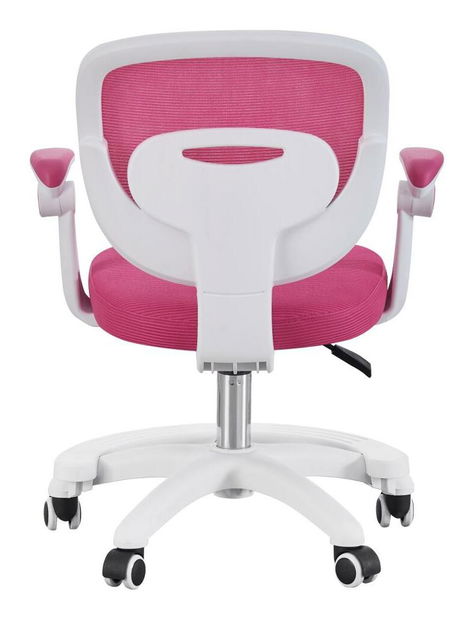 Scaun de birou Trapani 2 (zmeură + alb)