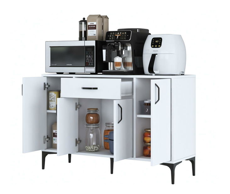 Komód Jenaretta 136B (fehér)