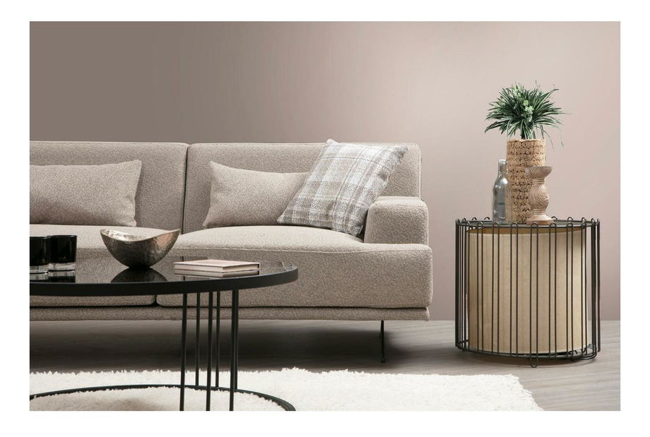 Colțar Bentelona (D) (Bej + negru)