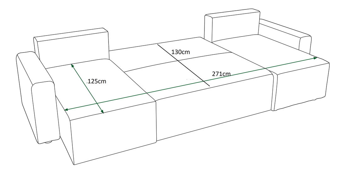 Colțar Mirage U Bis Sed (cărămiziu) *vânzare stoc
