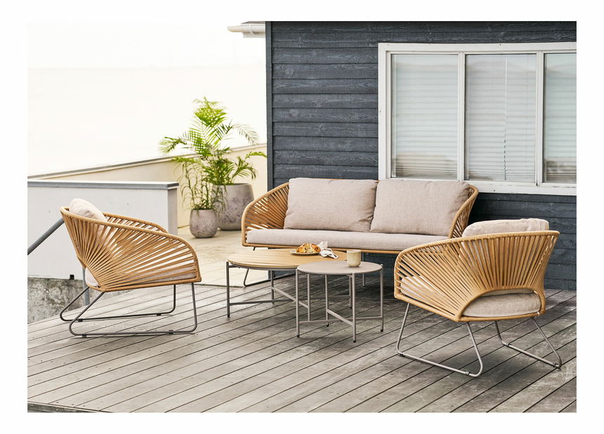 Záhradný set Neavetaora 2 (béžová + piesková)