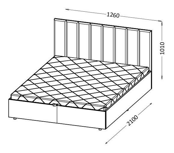 Franciaágy 120 cm Mossana MO12 (bézs) (ágyráccsal) (tárolóhellyel)