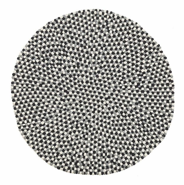 Covor 140 cm PAKKU (negru)