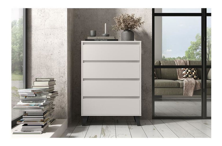 Comodă Brisas 3 (cashmir + negru) 