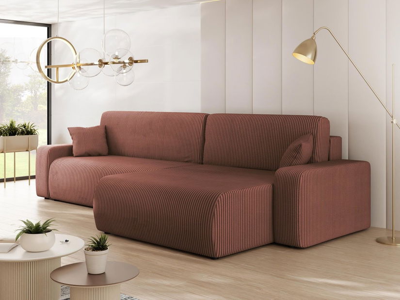 Sarokkanapé garnitúra Euston (rózsaszín)