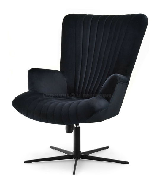 Fotoliu relax Elesenta (negru)