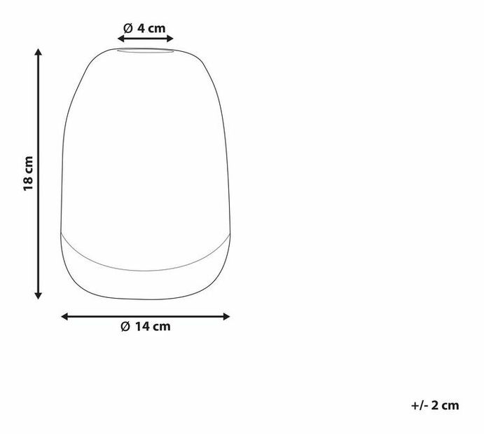 Váza Feodora (priehľadná)