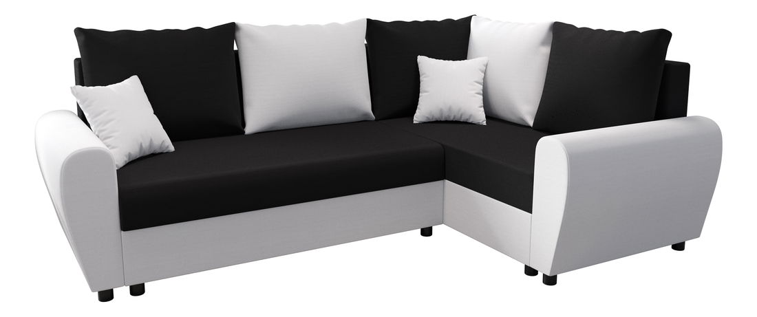 Colțar Fleur Plus (Alb + Negru) (D)