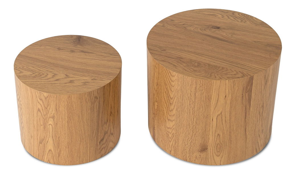 Set 2 ks konferenčných stolíkov Liloo (dub) 