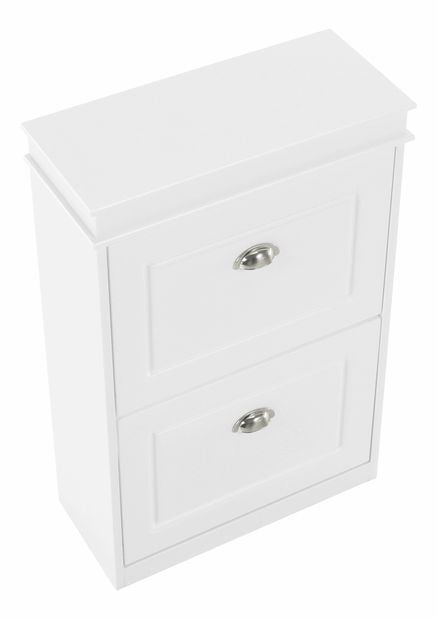 Cipőtároló 2 soros Slebera typ 1 (fehér)