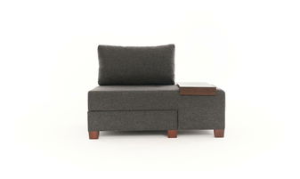 Rozkladacie kreslo Perenilla L (P) (antracit + orech)