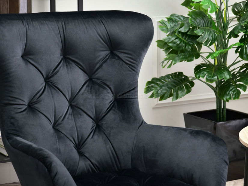 Kreslo Aaron (čierna)