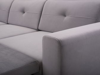 Sarokkanapé Sanfew (szürke) (J)