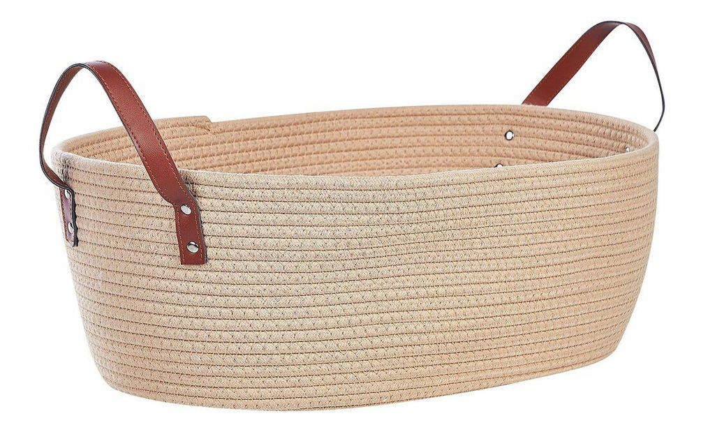 Set 2 buc coșuri Gael (bej)