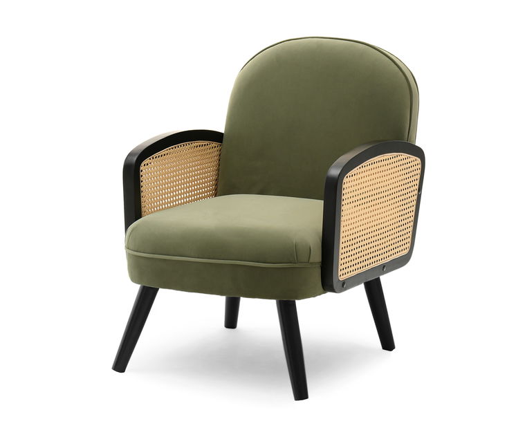 Fotoliu Will (verde + negru)