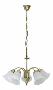 Luster Francesca 7375 (bronzová + ryžové kamenné sklo)