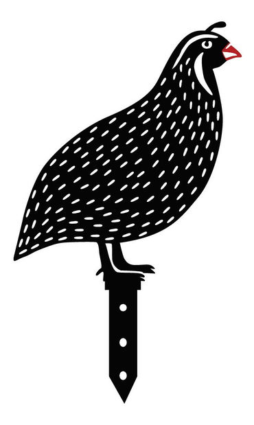 Dekorativni set metalnih ukrasa za vrt Quinn (crna)