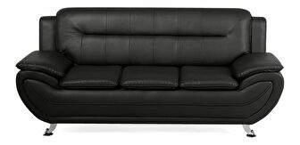 Sofa trosjed Leyton (crna)