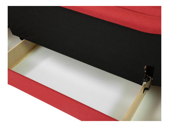 Canapea extensibilă Lehti (Gri închis) (cu sp. depozitare)