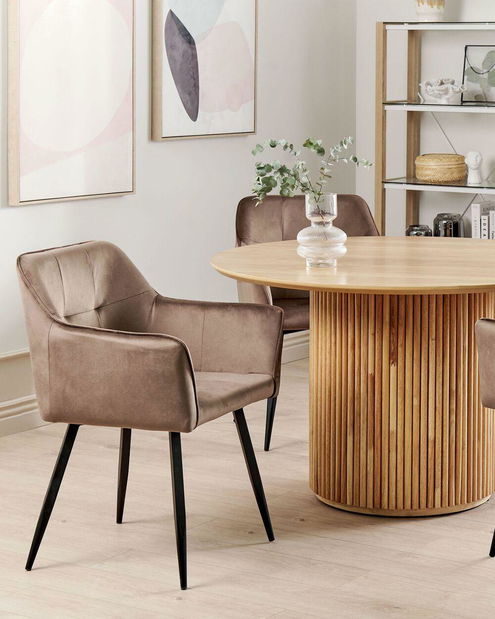 Set 2 ks jedálenských stoličiek Jasminka (hnedá)