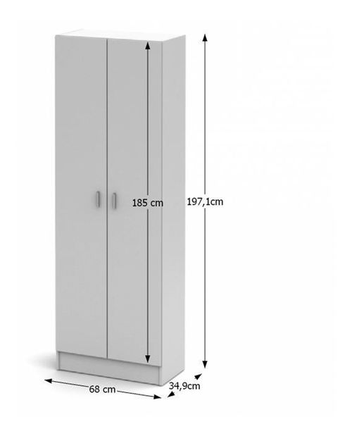 Ormarić za obuću (ormarić za cipele) Magnolia bijela 