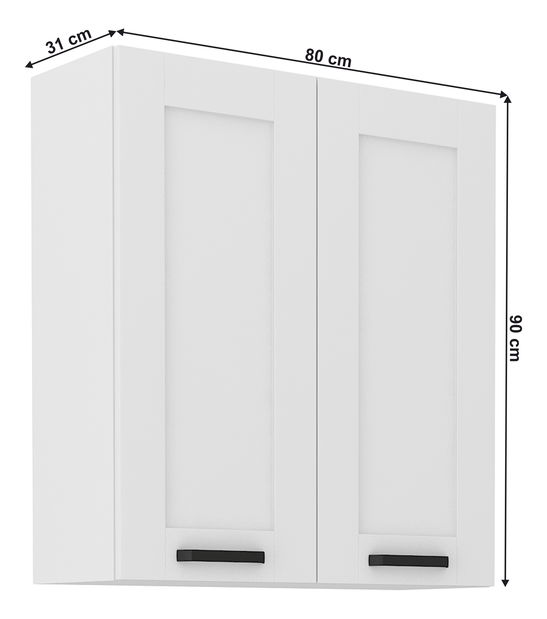Felsőszekrény Lesana 1 (fehér) 80 G-90 2 F 