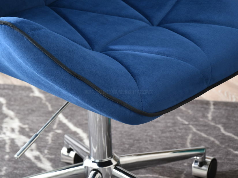 Kreslo Velma M (námornícka + čierna)