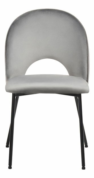 Set 2 ks. jedálenských stoličiek CAVEL (polyester) (sivá)