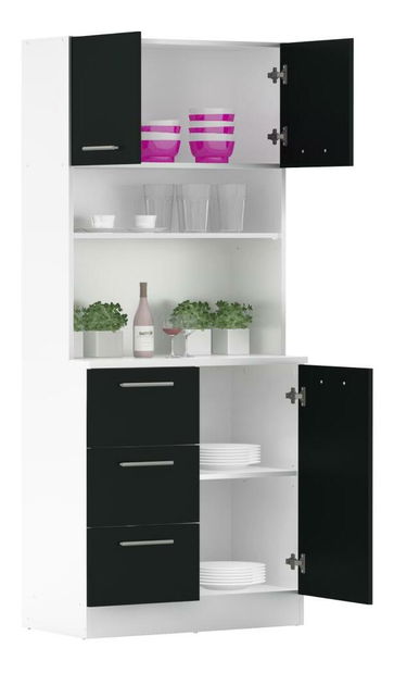 Kuhinjski kutak Lester NEW (bijela + crna)