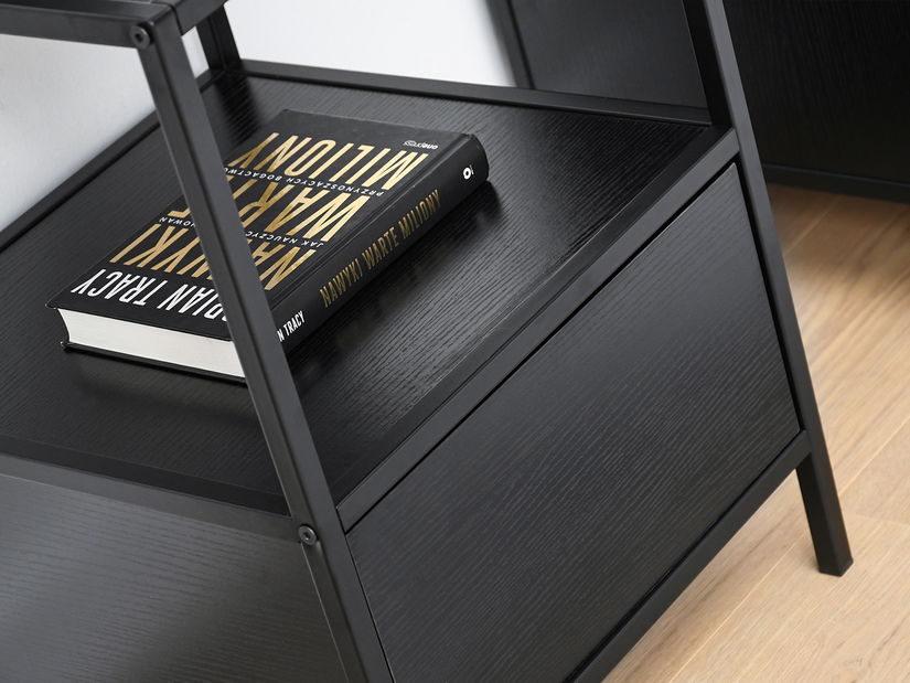 Nočný stolík Subsidios (čierna)