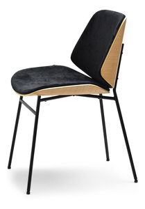 Stolica Jordan (crni hrast + crna)