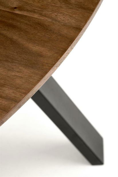 Étkezőasztal Dannon (dió + fekete) (4 személy számára)