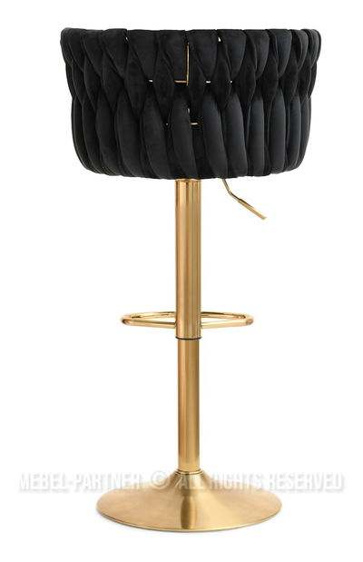 Scaun Adel (negru + auriu)