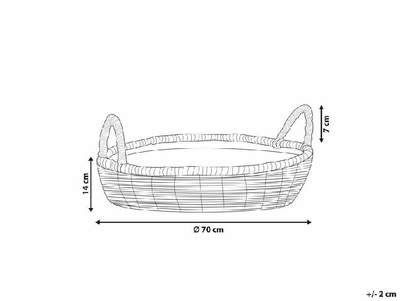 Pelech pre psa ø 70 cm Dalila (sivá)