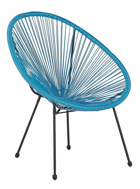 Set mobilier de grădină Alvarez (albastru)