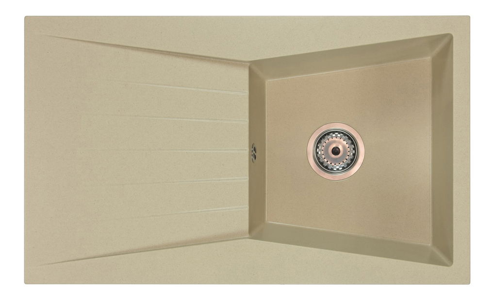 Kuhinjski sudoper Ragod (bež) (s 1 otvorom za bateriju) (L)