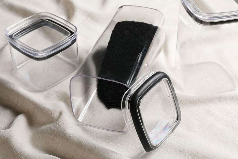 Sada úložných dóz na potraviny (18 ks.) Boyz 18 (antracitová)