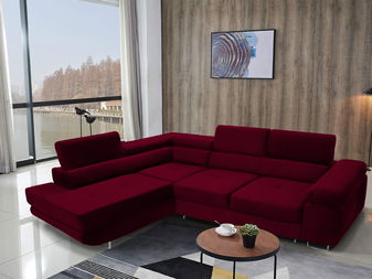 Kutna garnitura Ascend L (crvena) (L)