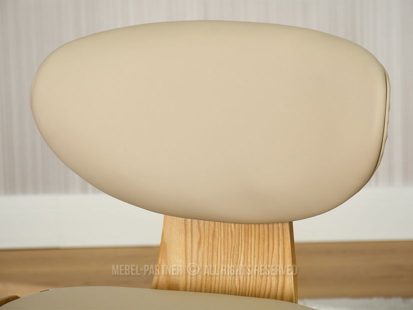 Scaun Juliana (bej + stejar)