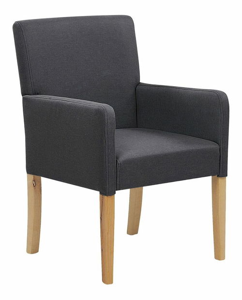 Blagovaonska stolica ROCKY (tekstil) (siva)