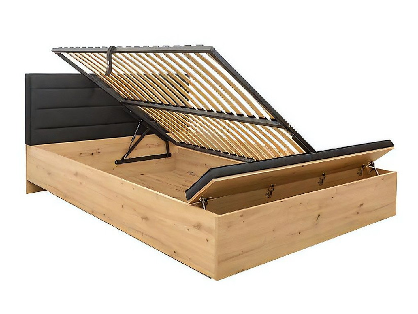 Manželská posteľ 160 cm BRW Ostia LOZ/160/B *výpredaj